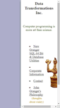 Mobile Screenshot of datatransformations.com